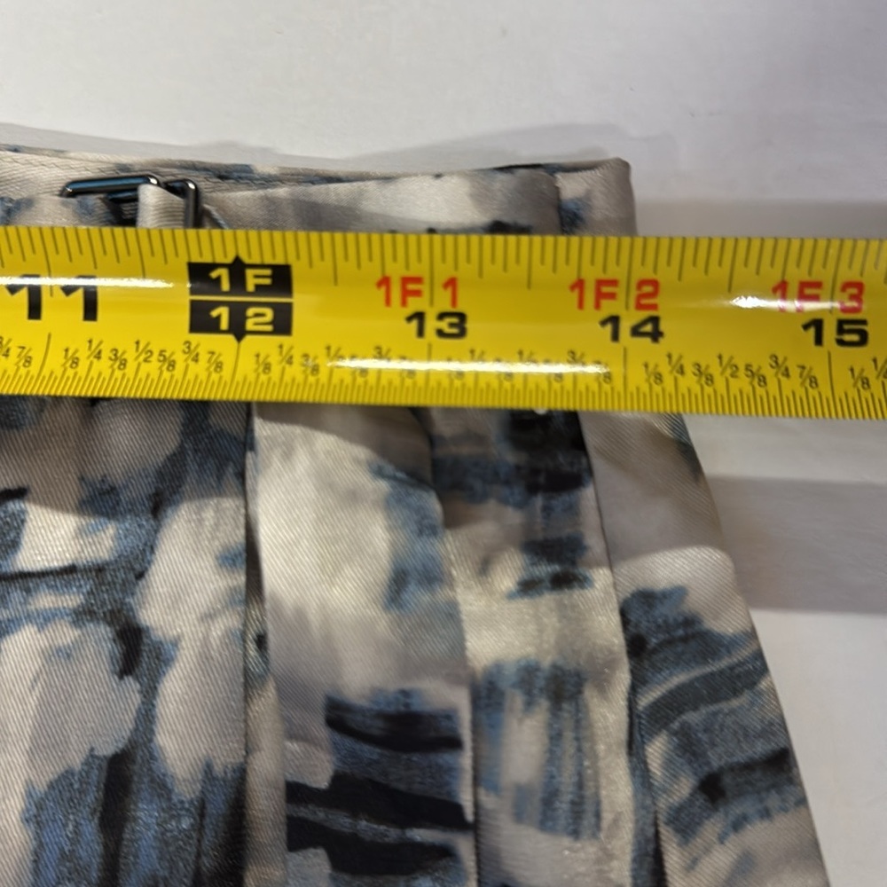 Banana Republic SILKY TWILL WRAP MIDI SKIRT Abstract Print 6 new below knee - Picture 12 of 13